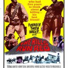 THE HILLS RUN RED movie poster western THOMAS HUNTER HENRY SILVA 20x30