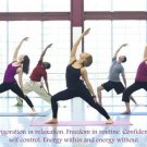 YOGA CLASS inspirational poster SMOOTH FLUID MOVES synchronized spiritual