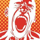unleashed ANGER art poster TENSION YELLING unique emotional COLORFUL 20x30