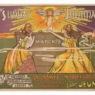 frank arthur nankivell THE SUNDAY JOURNAL OF MARCH vintage mag poster 20x30