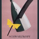 Schwarzkopf Shampoo Vintage Ad Poster Fritz Bühler Switzerland 1945 20x30 hot