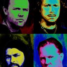 Mettalica CELEBRITY BAND pop art poster MULTIPLE IMAGES 20x30 colorful NEW