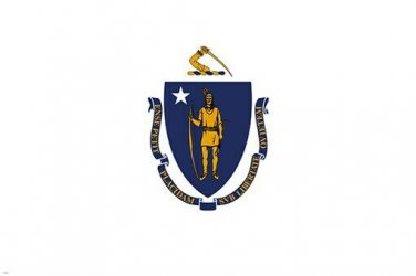 massachusettes state flag poster OFFICIAL RARE HOT NEW COLLECTORS 20x30