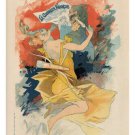 Le Courrier Français VINTAGE AD POSTER jules chéret france 1891 20x30 HOT