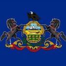 PENNSYLVANIA official state flag POSTER historic symbolic collectors 24X35