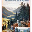 VOSGES FRANCE vintage travel poster COLORFUL COUNTRYSIDE top quality 20x30