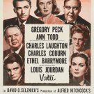 Hitchcock's The Paradine Case MOVIE POSTER James Stewart Ann Todd 20x30