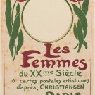 LES FEMMES of the 20th CENTURY vintage ad poster CHRISTIANSEN paris 20x30