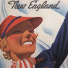 winter sports SASCHA MAURER United States 1937 20x30 COLLECTORS sporty