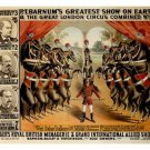 CIRCUS vintage ad poster HINES STROBRIDGE US 1882 20x30 spectacular prized