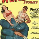 THRILLING wonder stories LILLIPUT fury COMIC BOOK COVER POSTER vintage 20x30