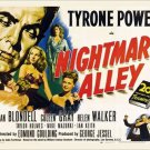 TYRONE POWER film star in NIGHTMARE ALLEY vintage movie poster CLASSIC 20x30 TYRONE POWER film star in NIGHTMARE ALLEY vintage movie poster CLASSIC 20x30