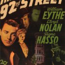 THE HOUSE ON 92ND STREET film noir movie poster EYTHE & HASSO scary 20x30