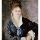 WOMAN IN BLACK Pierre-August Renoir FINE ART POSTER 20x30 IMPRESSIONIST