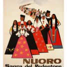 NOURO, festival of REDEEMER vintage poster Mario Puppo ITALY 1954 20x30