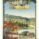 gare de invalides france VINTAGE TRAVEL POSTER first rate COLLECTORS 20x30