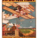 Twin City Aviation Meet VINTAGE POSTER United States 1910 20x30 Top Notch