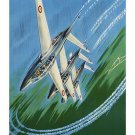 L'ARMEE DE L'AIR vintage travel poster FRENCH UNIQUE speed sporty 20x30 NEW