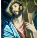 JESUS CHRIST POSTER Carrying the Cross El Grieco 1580 Religion NEW 20x30