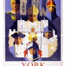 YORK gateway to history VINTAGE TRAVEL POSTER historic political new 20x30