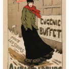 Nightly Ambassadeurs Eugénie Buffet VINTAGE POSTER Métivet FRANCE 1896 20x30