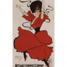 A GAITY GIRL - VINTAGE POSTER dudley hardy UNITED KINGDOM 1894 20x30 RARE