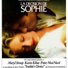 SOPHIE'S CHOICE movie poster meryl STREEP kevin KLINE twisted romance 20x30