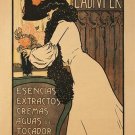 perfumeria ladivfer VINTAGE AD POSTER francisco de cidon ELEGANT POSH 20x30