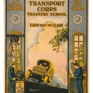 MOTOR TRANSPORT CORPS training school CLASSIC AD POSTER collectors art 20x30