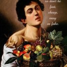 CUTE & FUNNY You Are What You Eat quote  MOTIVATIONAL POSTER 20x30 painting