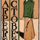 HARPER'S MAG october 1895 vintage poster EDWARD PENFIELD USA 20x30 RARE HOT
