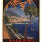 Salerno VINTAGE TRAVEL POSTER Vincenzo Alicandri Italy 1926 20x30 STUNNING!