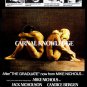 MIKE NICHOLS' Carnal Knowledge Jack NICHOLSON Candice BERGEN 20x30 Love