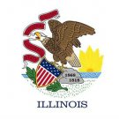 ILLINOIS STATE FLAG POSTER official historic political collectors 20x30 NEW