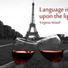 Eiffel Tower and Wine Glass Toast INSPIRATIONAL QUOTE POSTER 20x30 Poetic