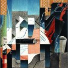 1913 Juan Gris violin and guitar anagoria Poster 20x30 Cubism Painting