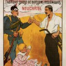 citronnelle suisse vintage poster EDOUARD-LOUIS BAUD switzerland 1902 20x30