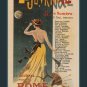 le journal will publish Rome BY Émile Zola vintage ad poster France 20x30 NEW