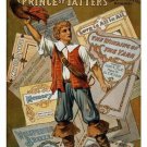 AL. H. WILSON'S SONGS vintage poster A PRINCE OF TATTERS detailed art 20x30