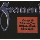 Women! VINTAGE AD POSTER Lucian Bernhard GERMANY 1918 20x30 first Rate