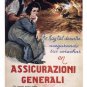 FIRE INSURANCE vintage ad poster SPAIN 1940 20x30 DESTRUCTION PROTECTION