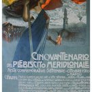 50th Anniversary of the Southern Plebicito POSTER Borgoni Italy 1910 20x30