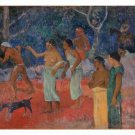 Scene from Tahitian Life P. GAUGUIN Fine Art Poster 20x30 POST-IMPRESSIONIST
