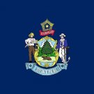 maine official STATE FLAG POSTER historic collectors POLITICAL prized 20x30