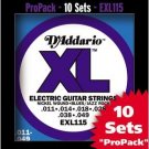 EXL115 Nickel- Blues/Jazz Rock Electric Guitar Strings ProPack