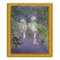 White Parrots in Abstract