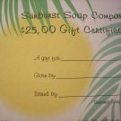 $25.00 Gift Certificate