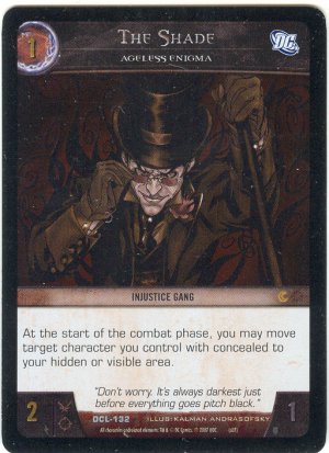 The Shade, Ageless Enigma FOIL DCL-132 (U) DC Legends VS System TCG