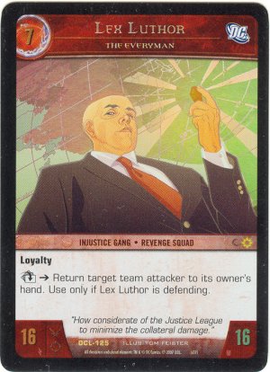 Lex Luthor, The Everyman FOIL DCL-125 (R) DC Legends VS System TCG