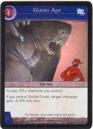 Going Ape FOIL DCL-196 (U) DC Legends VS System TCG